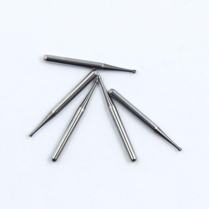 6mm Round Tungsten Carbide Bur Fg Steel Drill Burr Dental Needle Standard Ball Plain Cut Head 0