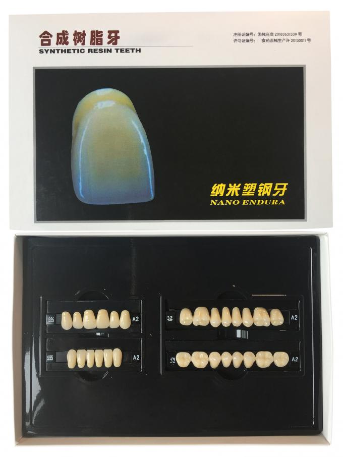 Plastic Polymer Dental Acrylic Resin Teeth A1 A3 2 Layers Dental Composite Resin 0