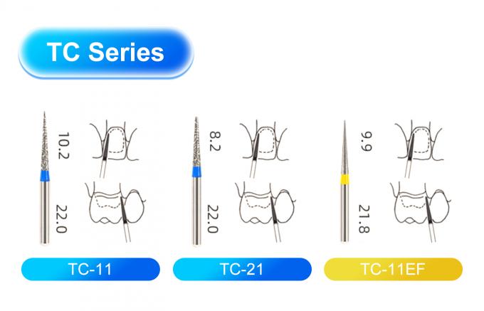 5pcs FG Diamond Bur High Speed Dental Burs Needle Burs Dental 3