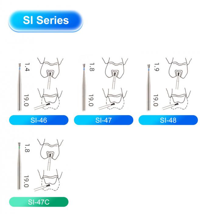 Fg Round Bur Inverted Cone Diamond Bur Dental 3