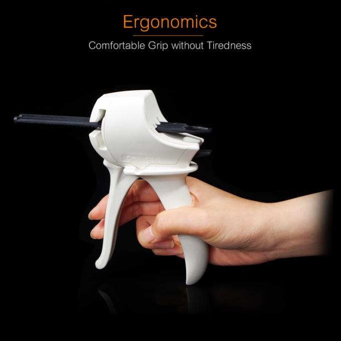 5ml 10:1 Dental Manual Silicone Impression Material Dispenser Silicon Gun Light Body Injection Gun 2