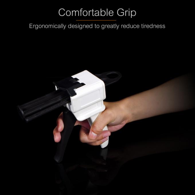25ml 1:1 Dental Manual Silicone Impression Material Dispenser Silicon Gun Light Body Injection Gun 1