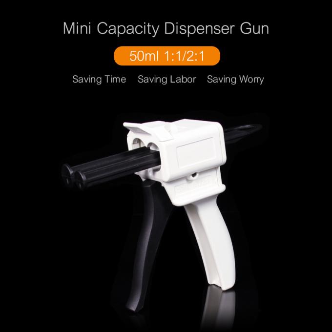 50ml 1:1 2:1 Dental Manual Silicone Impression Material Dispenser Silicon Gun Light Body Injection Gun 0