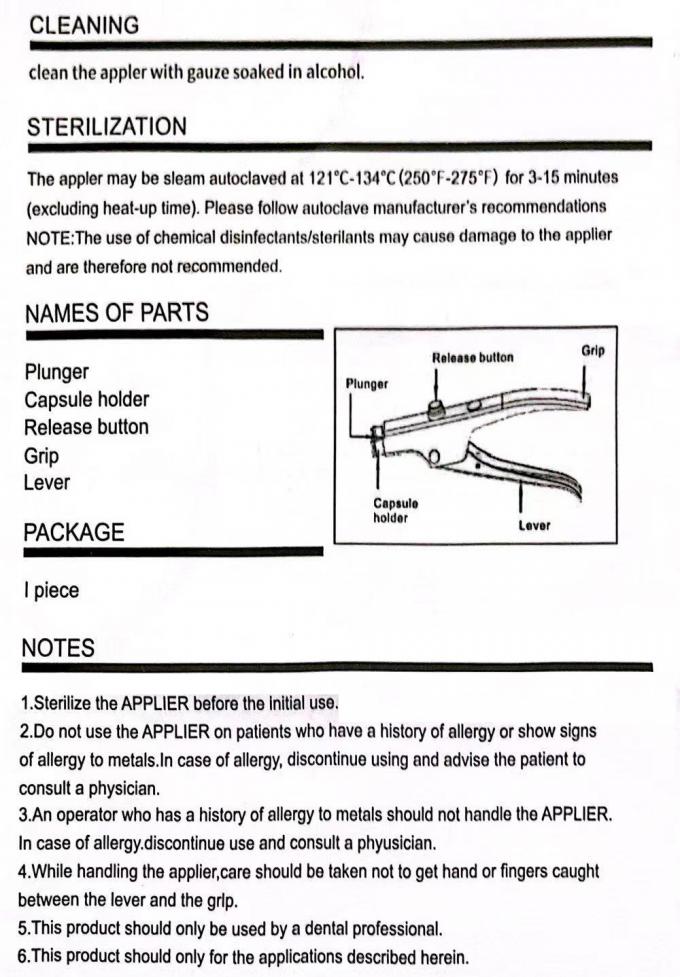 Dental Amalgam 3M Capsule Activator Gun Dental Silicone Impression Material 2