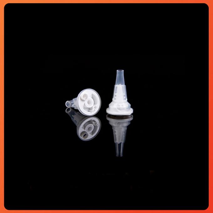 White Dental Silicone Impression Material Dynamic Mixers For DMG Mix Machine Silicone Mixing Tips 19# 0