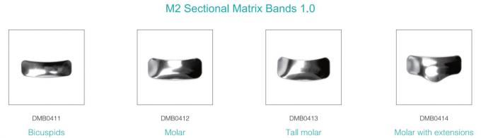 Sectional Matrix Band Dental Use In Teeth M2 0