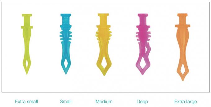 ISO Dental Sectional Matrix System Plastic Matrix Band Diamond Wedges W4 2.0 0