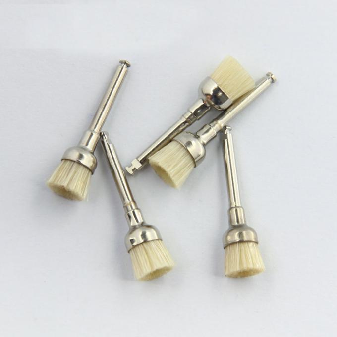 Preventative Dental Prophy Brush Bristle White Color Hard Bowl  Cup Shape Latch 0