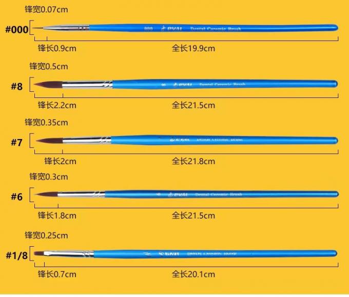 Dental Ceramic Build Up Brush Lab  Porcelain Powder Pen Cleaner Glaze Brush Pen 1