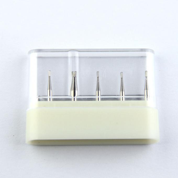 Tapered Flat End Bur Carbide Bur Pear Bur Dental Egg Plain Cut Head 3