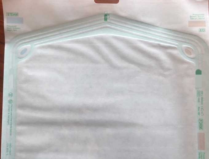 Heat Sealing Flat Sterilization Reels Roll Gusseted Reel Pouches Sterilization Packets 1