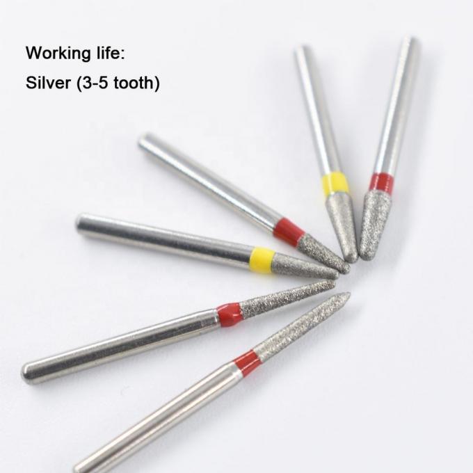 Teeth Cutting Fg Diamond Burs 1.60mm Diameter Negotiable Packaging 1