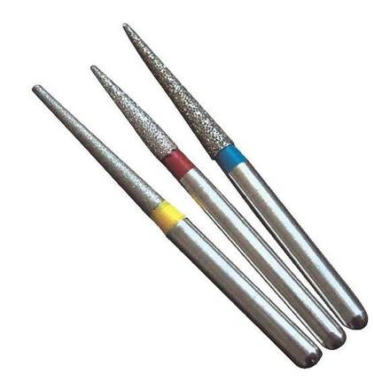 1.60mm Diameter Diamond Cutting Burs Fit For High Speed Handpiece 1