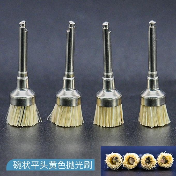 Effective Polishing Teeth with Oral Health Cup Shape Prophy Brush Hard Bristles Latch Style 2