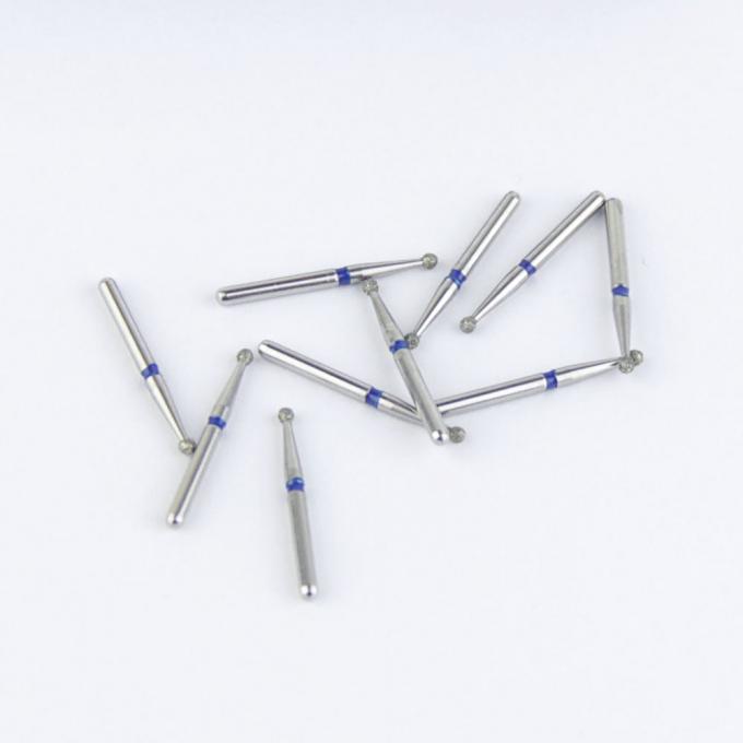 1.60mm Diameter  Teeth Cutting Bur Fg Diamond Burs BR Series Ball Round Head 2