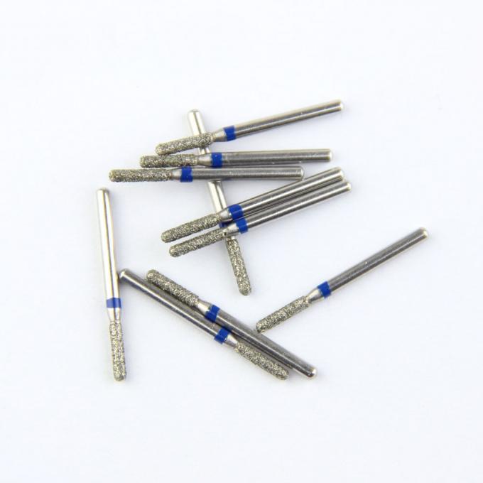 High Speed Handpiece FG Diamond Grinding Dental Bur SR Series Round End Cylinder Shape Head 0