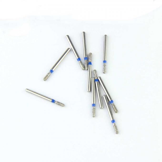 High Speed Handpiece FG Diamond Grinding Dental Bur SR Series Round End Cylinder Shape Head 3