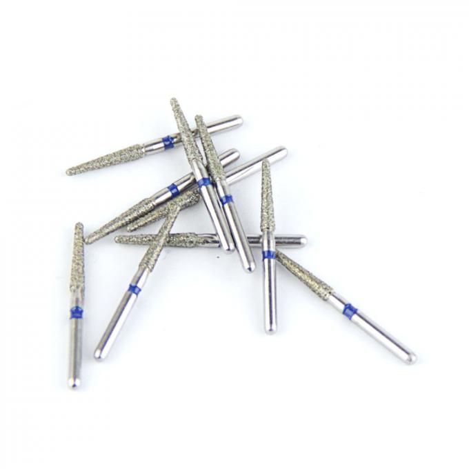 TR Series Round End Cone Taper Shape Head Fg Diamond Burs For Dental High Speed Handpiece Cutting 0