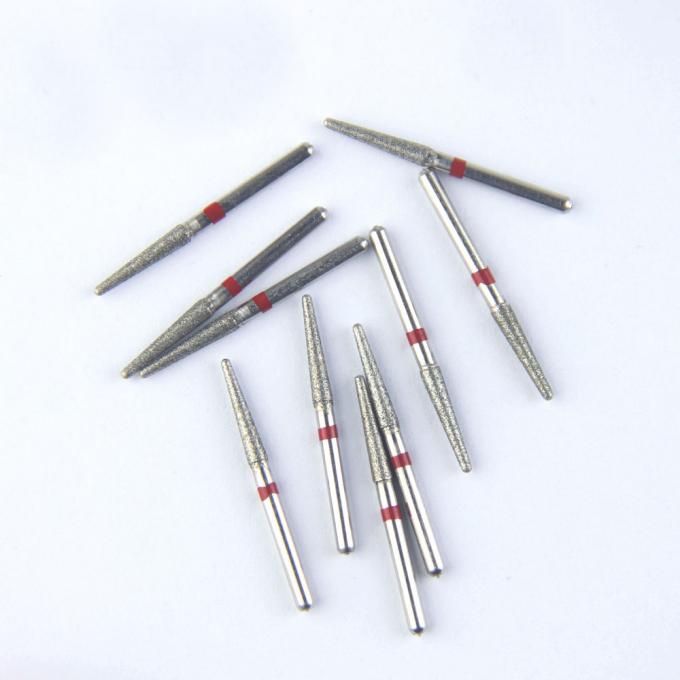 TR Series Round End Cone Taper Shape Head Fg Diamond Burs For Dental High Speed Handpiece Cutting 1