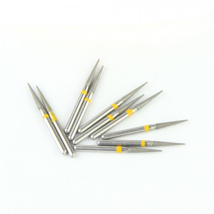 Dental Diamond Cutting Burs For High Speed Handpiece TC Series Needle Shape Head 3