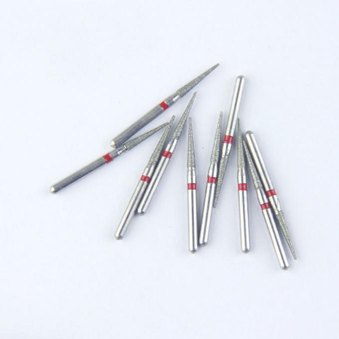 Dental Diamond Cutting Burs For High Speed Handpiece TC Series Needle Shape Head 4