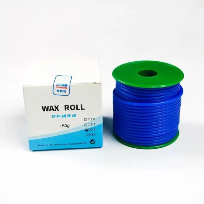 Dental Round Wax Rolls Wire Blue Sprue Wax Coils Wax Wire Wax Stick Wax Line for Cast 0
