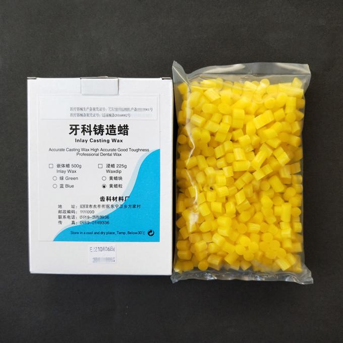 Dental Immersion Wax Particles Yellow Dipping Granulous Waxes 225G Inlay Casting Wax 1