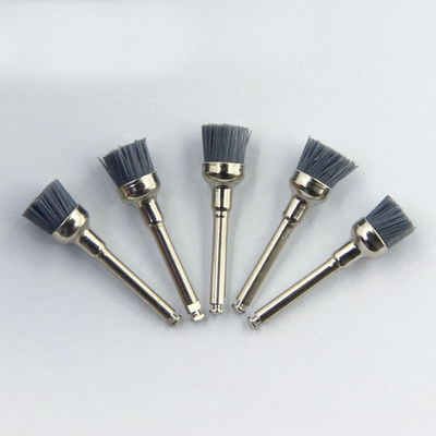 Dental Polishing Prophy Brush Nylon White Flat Head Soft Colorful Latch Style