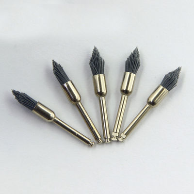 Dental Polishing Prophy Brush Nylon White Flat Head Soft Colorful Latch Style