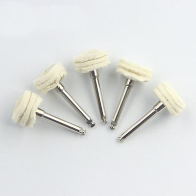 Dental Polishing Prophy Brush Nylon White Flat Head Soft Colorful Latch Style