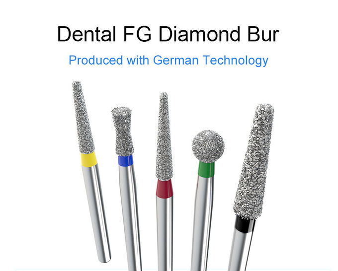 High Speed FG Diamond Bur Dental Flame Shaped Diamond Bur Dental Bit Needle 0