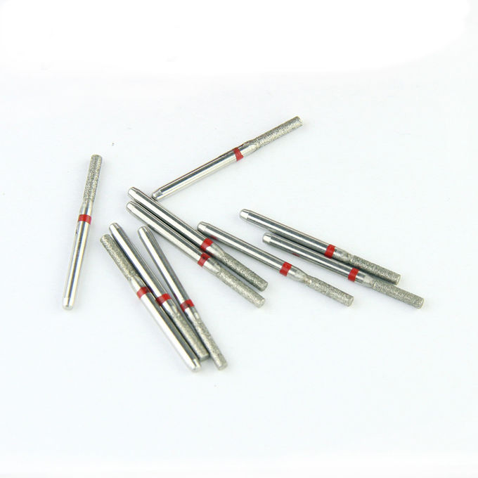 Dental Diamond Polishing Fine Burs 1.595mm Shank High Speed Negotiable Package 1