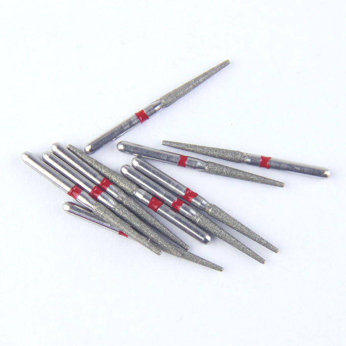 Dental Diamond Polishing Fine Burs 1.595mm Shank High Speed Negotiable Package 0