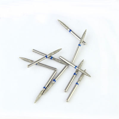 FO Series Flame Shape Head FG Diamond Burs Electroplated Super Hard Diamond Grit