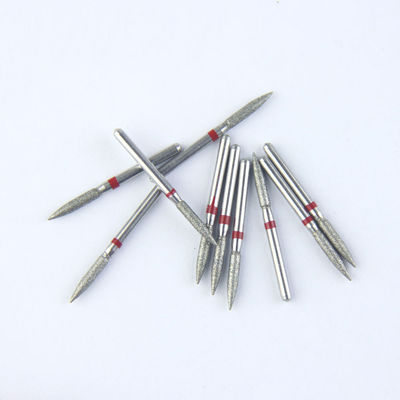 FO Series Flame Shape Head FG Diamond Burs Electroplated Super Hard Diamond Grit