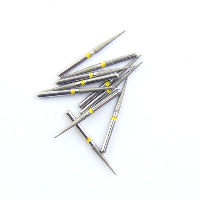 Dental Diamond Cutting Burs For High Speed Handpiece TC Series Needle Shape Head