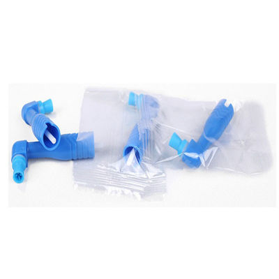 Disposable Prophy Brush Snap On Prophy Cups Angle Buckle Type Serrated Ribbed Cup Head Blue